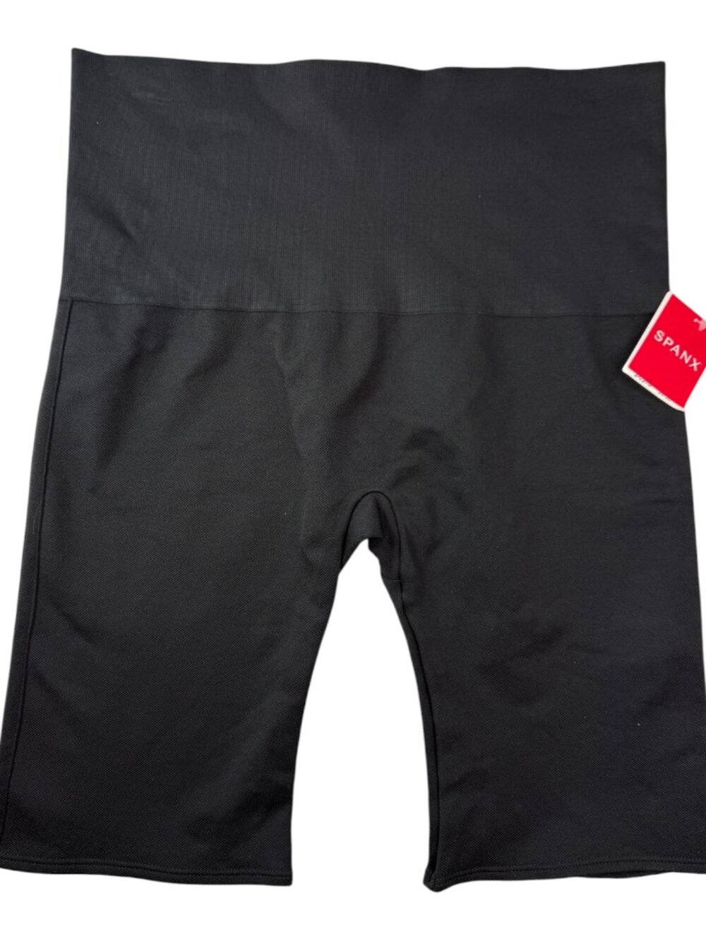 New NWT SPANX Black Spandex Shorts Size Women's 2XL.  MSRP $58.